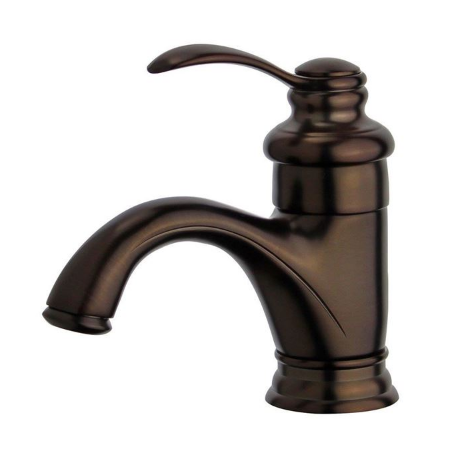 Bellaterra 10118A1-ORB-W Barcelona Single Handle Bathroom Vanity Faucet in Oil Rubbed Bronze