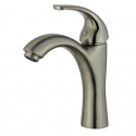 Bellaterra 10165B1-BN-W Seville Single Handle Bathroom Vanity Faucet