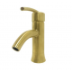 Bellaterra 10198N1-GD-WO Refina Single Handle Bathroom Vanity Faucet in Gold