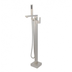 Bellaterra 210420 Single-Handle Floor-Mount Freestanding Tub Faucet with Hand Shower