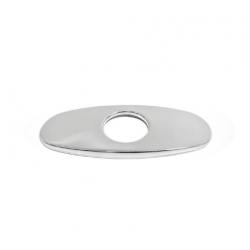 Bellaterra 11030 6 in. Stainless Steel Faucet Deck Plate