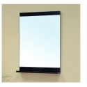 Bellaterra 203172-MB Solid Wood Frame Mirror With Shelf