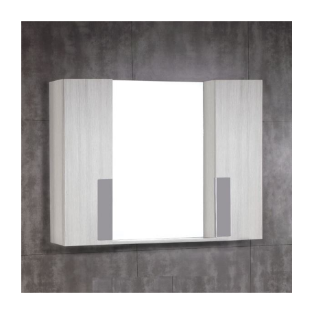 Bellaterra 500822-42-MC 42 in. Mirror cabinet, Finish- Gray Pine