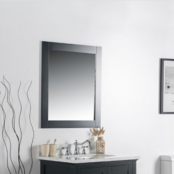 Bellaterra 7700-28-M 28" Solid Wood Frame Mirror