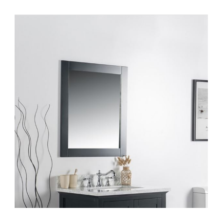 Bellaterra 7700-28-M 28" Solid Wood Frame Mirror