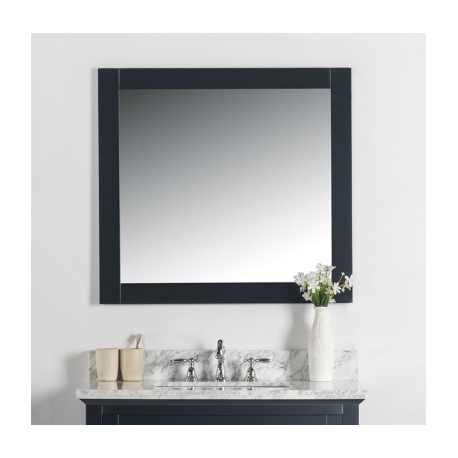 Bellaterra 7700-34-M 34" Solid Wood Frame Mirror