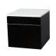 Bellaterra 804375A-SC-BL Side Cabinet- With Door, Finish- Black Oak