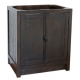 Bellaterra 400100-BA 30" Single Vanity In Brown Ash Finish - Cabinet Only