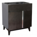 Bellaterra 400200-SB 30" Single Vanity In Silvery Brown Finish - Cabinet Only