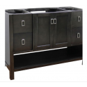 Bellaterra 400300-SB 48" Single Vanity In Silvery Brown Finish - Cabinet Only