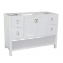 Bellaterra 400300-WH 48" Single Vanity In White Finish - Cabinet Only