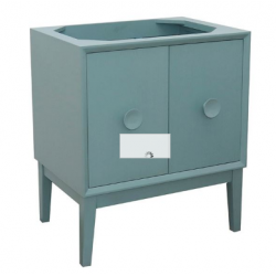 Bellaterra 400400-AB 30" Single Vanity In Aqua Blue Finish - Cabinet Only