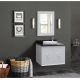 Bellaterra 400400-CAB-WH 31" Single Wall Mount Vanity In White