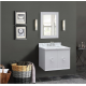 Bellaterra 400400-CAB-WH 31" Single Wall Mount Vanity In White
