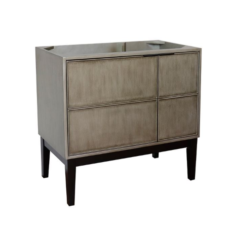 Bellaterra 400500-LN 36" Single Vanity In Linen Brown Finish - Cabinet Only