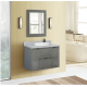 Bellaterra 400501-LY 37" Single vanity in Linen Gray