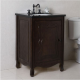 Bellaterra 9010-24-SW 24 In Single Sink Vanity-Manufactured Wood Finish-Sable Walnut