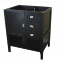 Bellaterra 77616-30-WH 30" Single Vanity Cabinet Only