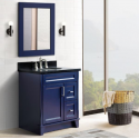 Bellaterra 400700-31-BU-WMR 31" Single Sink Vanity In Blue Finish