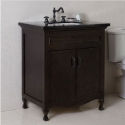 Bellaterra 9011-30-SW-BG 30 In Single Sink Vanity-Manufactured Finish- Wood-Sable Walnut