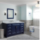 Bellaterra 400700-61S-BU 61" Single Sink Vanity In Blue Finish