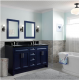 Bellaterra 400700-61D-BU 61" Double Sink Vanity In Blue Finish