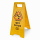Palmer Fixture CS0701-19 Caution Wet Floor Sign 2 - Sided Yellow