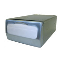 Palmer Fixture ND0061-13 Counter-top Mini Fold Napkin Dispenser,Brushed Steel