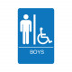 Palmer Fixture IS100 Accessible Restroom Blue