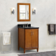 Bellaterra 400901-25-WA 25" Single Sink Vanity In Walnut Finish