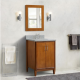 Bellaterra 400901-25-WA 25" Single Sink Vanity In Walnut Finish