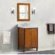 Bellaterra 400901-25-WA 25" Single Sink Vanity In Walnut Finish