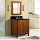 Bellaterra 400901-31-WA 31" Single Sink Vanity In Walnut Finish