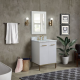 Bellaterra 408001-25-WH 25" Single Sink Vanity In White Finish