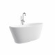 Bain Signature Bathtub Free-Standing Tub With No Faucet