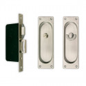 Gruppo Romi 6001S Passage Set for Pocket Door Lock - Square Plate