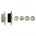  8007-US10B Privacy Set for Double Pocket Door Lock