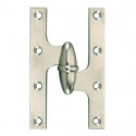  F1005W-US15LH Olive Knuckle Solid Forged Brass Hinge with Washer, Size - 6.0" L x 3.87" W