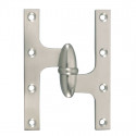  F1006W-US3ARH Olive Knuckle Solid Forged Brass Hinge with Washer, Size - 6.0" L x 4.5" W
