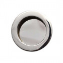  600CUS14 Clear Round Flush Pull - Solid Brass