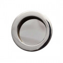  650CUS26D Clear Round Flush Pull - Solid Brass