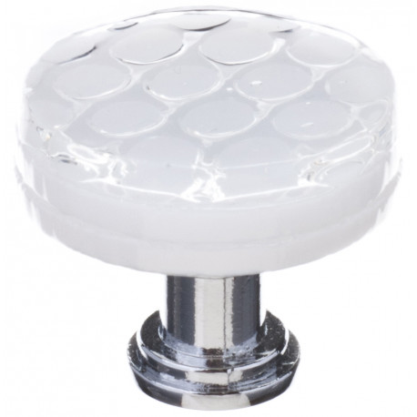Sietto R-900 Honeycomb White Round Knob