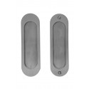 Linnea PL160R-00-PA Round Pocket Door Privacy Latch