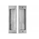 Linnea PL160S-00-PA Square Pocket Door Privacy Latch