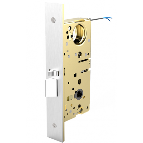 Accurate Lock & Hardware M885XE-UL Listed Motor Drive Narrow Backset Electrified Mortise Lock