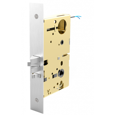 Accurate Lock & Hardware M9158E-SEC Electrified Lock, Detention Grade Motor Drive Lockset 2-Point Trim,