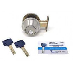 MUL-T-Lock 008J-MD1 Cronus® Single Cylinder Grade 2 Deadbolt includes Card & 2 Cut Keys
