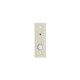Alarm Controls RP-02 1-1/2" Narrow Ivory Wall Plate, Red LED, N/O, Push Button