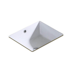 Fine Fixtures VUM1612W Drop-In and Undermount Sink in White – 16” x12”