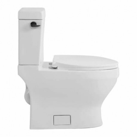 Fine Fixtures MTTB15W-O Two Piece Toilet in White – 27”